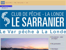 Tablet Screenshot of lesarranier.com